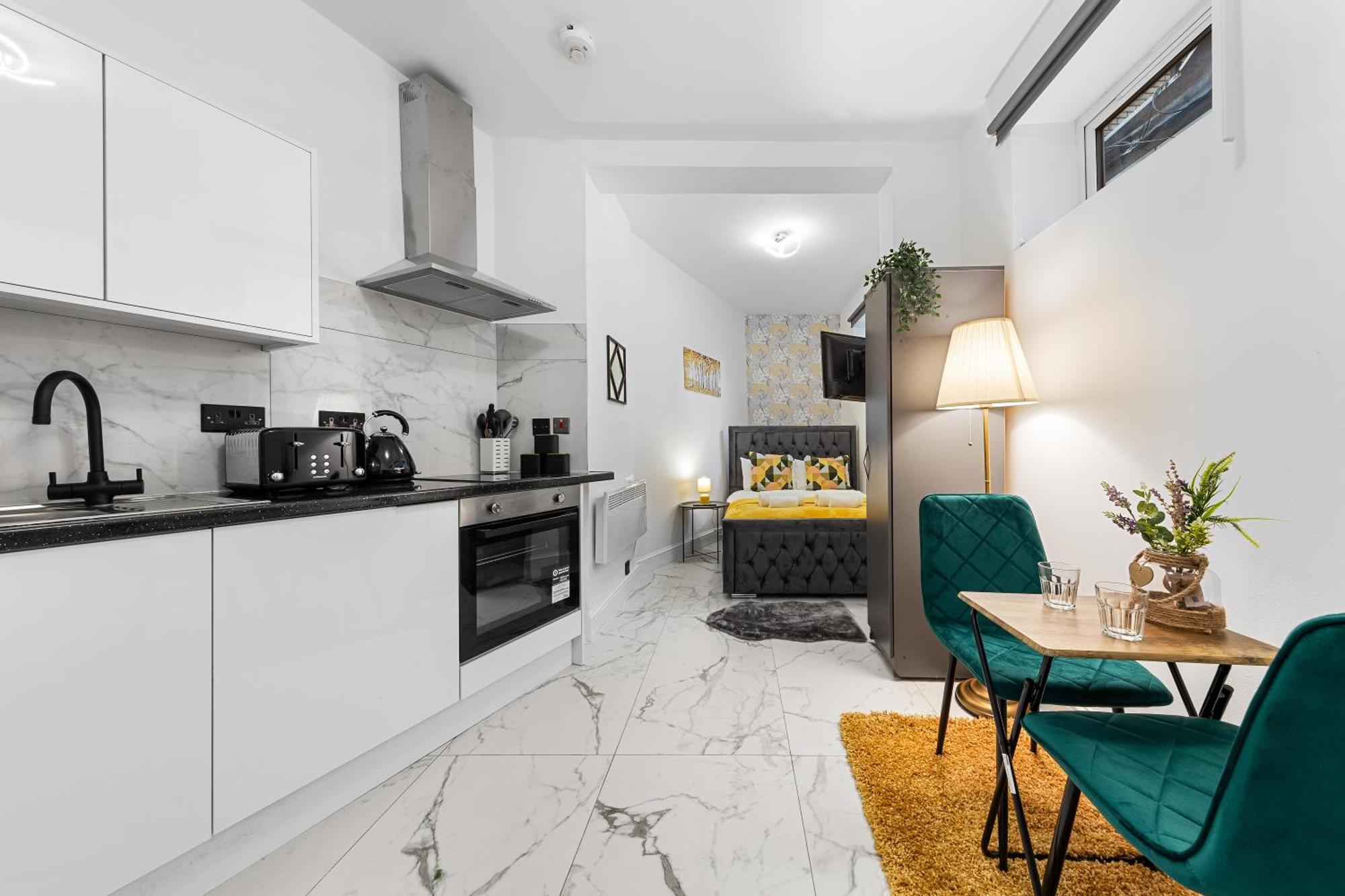 Apartment Serviced Modern Flat - Sleeps 2 - Good Links To King Cross, Euston, Finchley Road Station - Nw3
