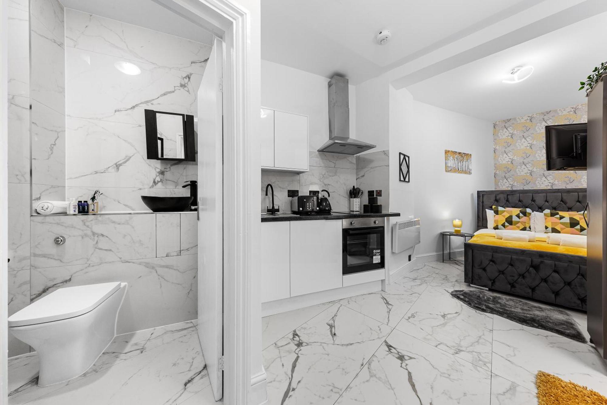 Serviced Modern Flat - Sleeps 2 - Good Links To King Cross, Euston, Finchley Road Station - Nw3 Apartment London