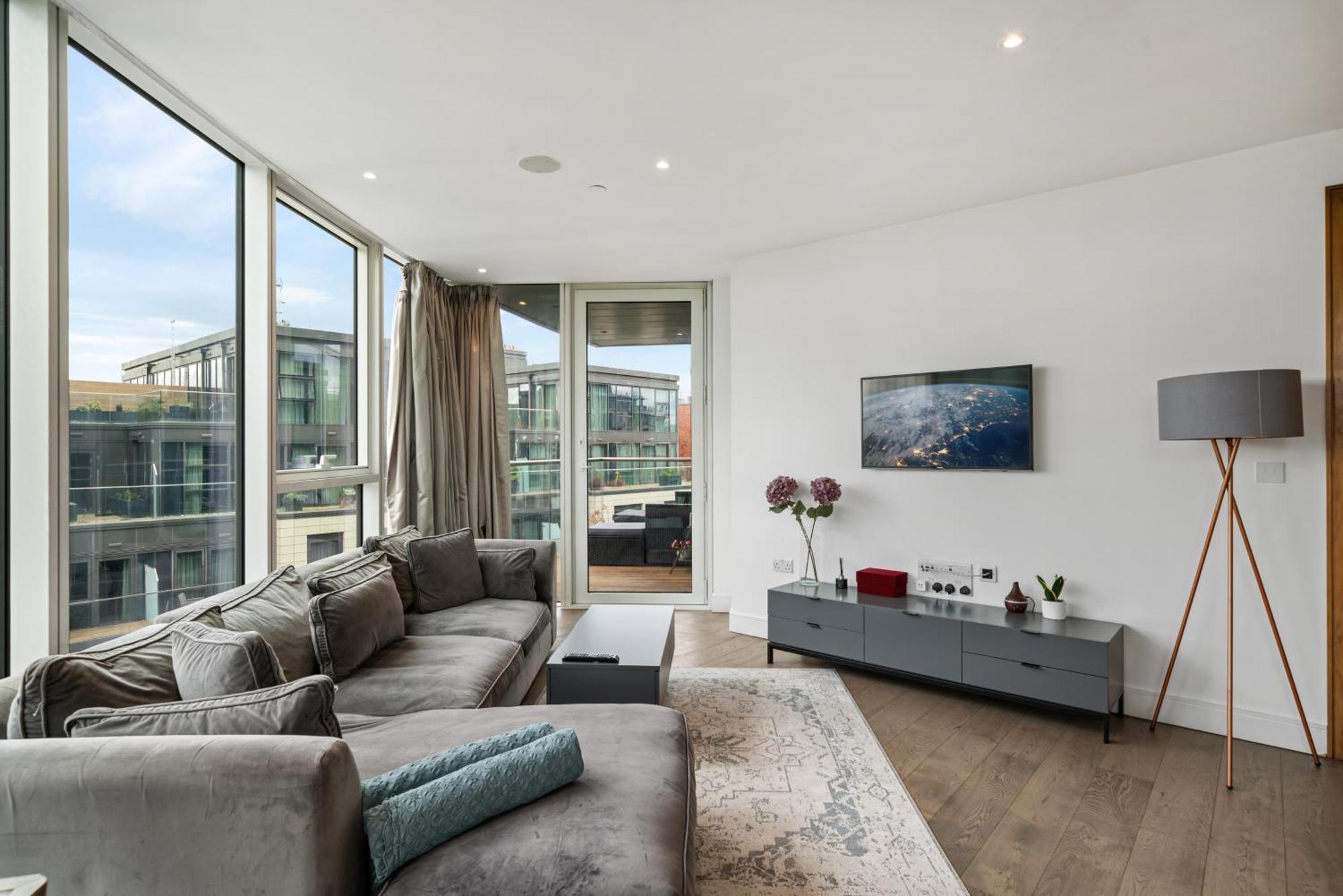 Appartement Battersea Luxurious Flat With Ac And Free Parking *