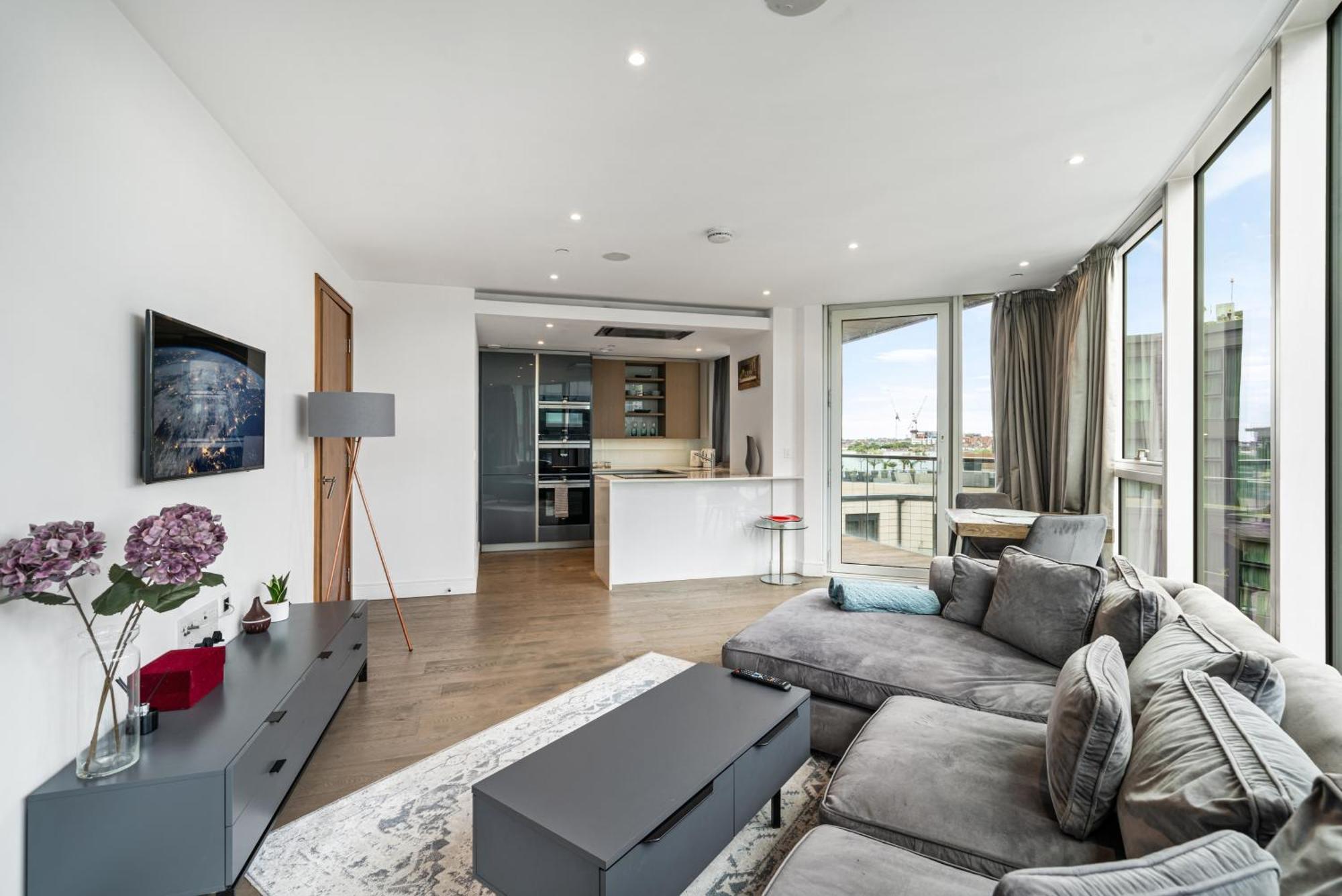Appartement Battersea Luxurious Flat With Ac And Free Parking Londen