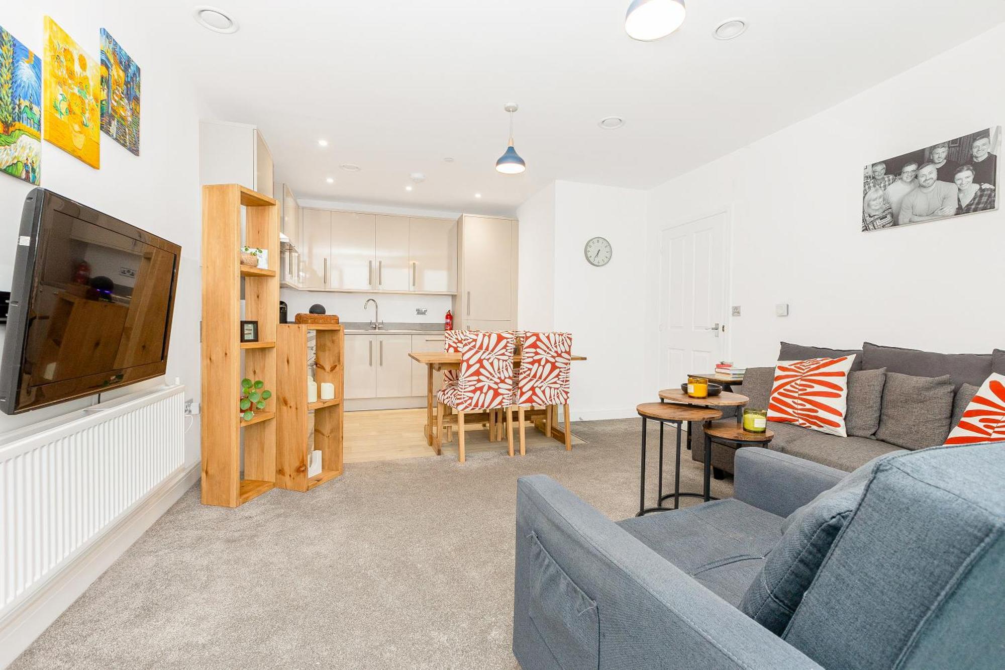 Appartement Modern 1br With Balcony & View, Wandsworth