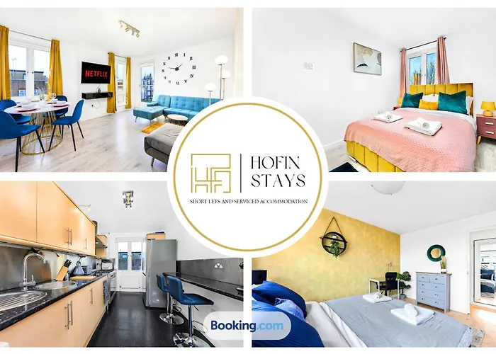 2 Modern Double Bed Apartment For 6 Guests By Hofin Stays Short Lets & Serviced Accommodation