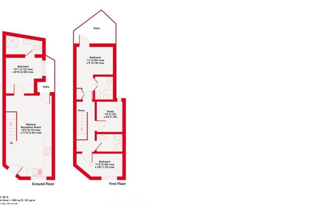 4bed/3bath 8min To Bridge Apartamento Londres