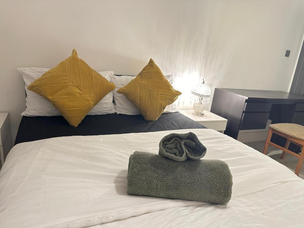 Large Studio With Extra Sofa Bed And Private Bath Plus Kitchen Canary Wharf 1 * Londen