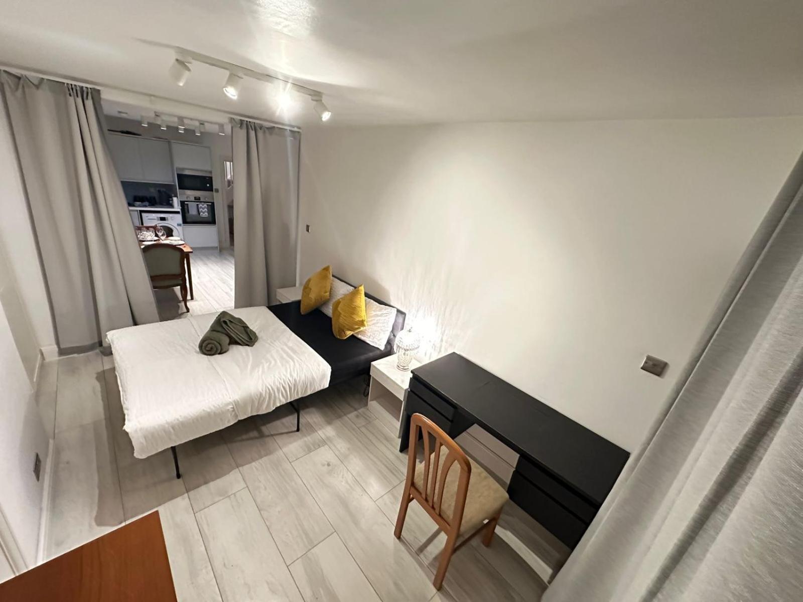 Large Studio With Extra Sofa Bed And Private Bath Plus Kitchen Canary Wharf 1 Appartement