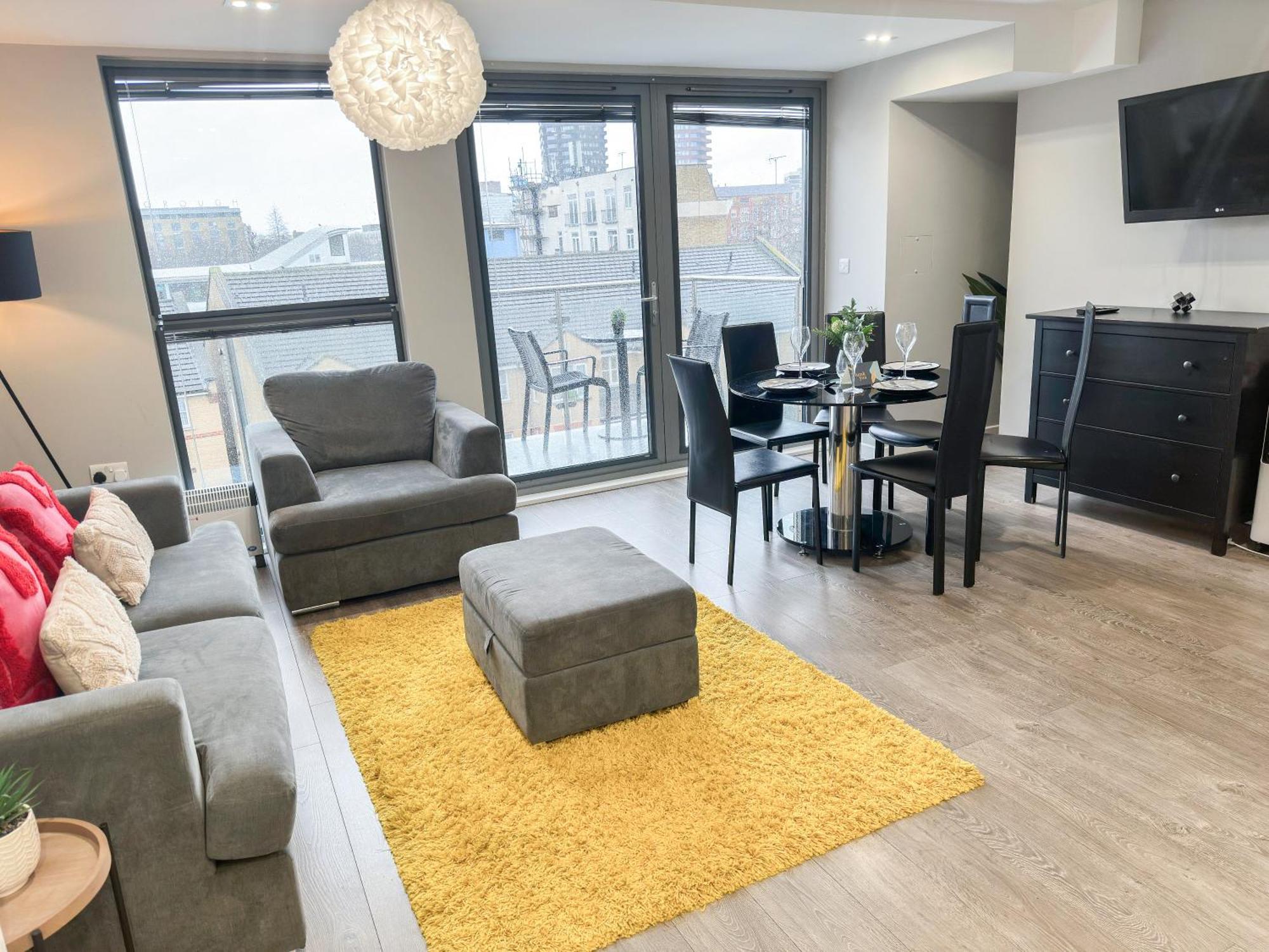 Apartamento Contemporary With Private Terraces In Shoreditch, Hoxton, Islington