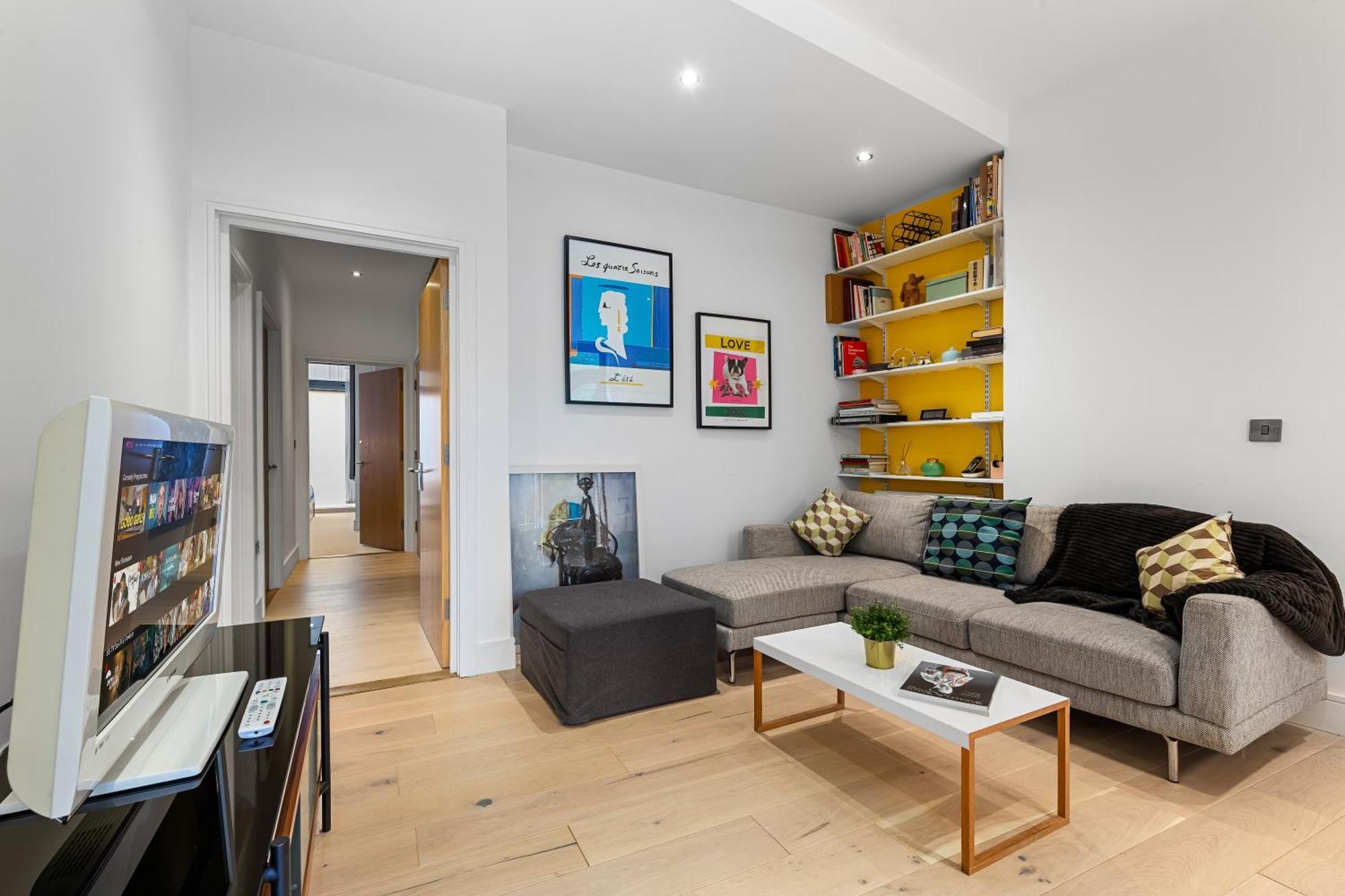 Apartment Trendy 2 Bed Flat In Greenwich With Car Parking