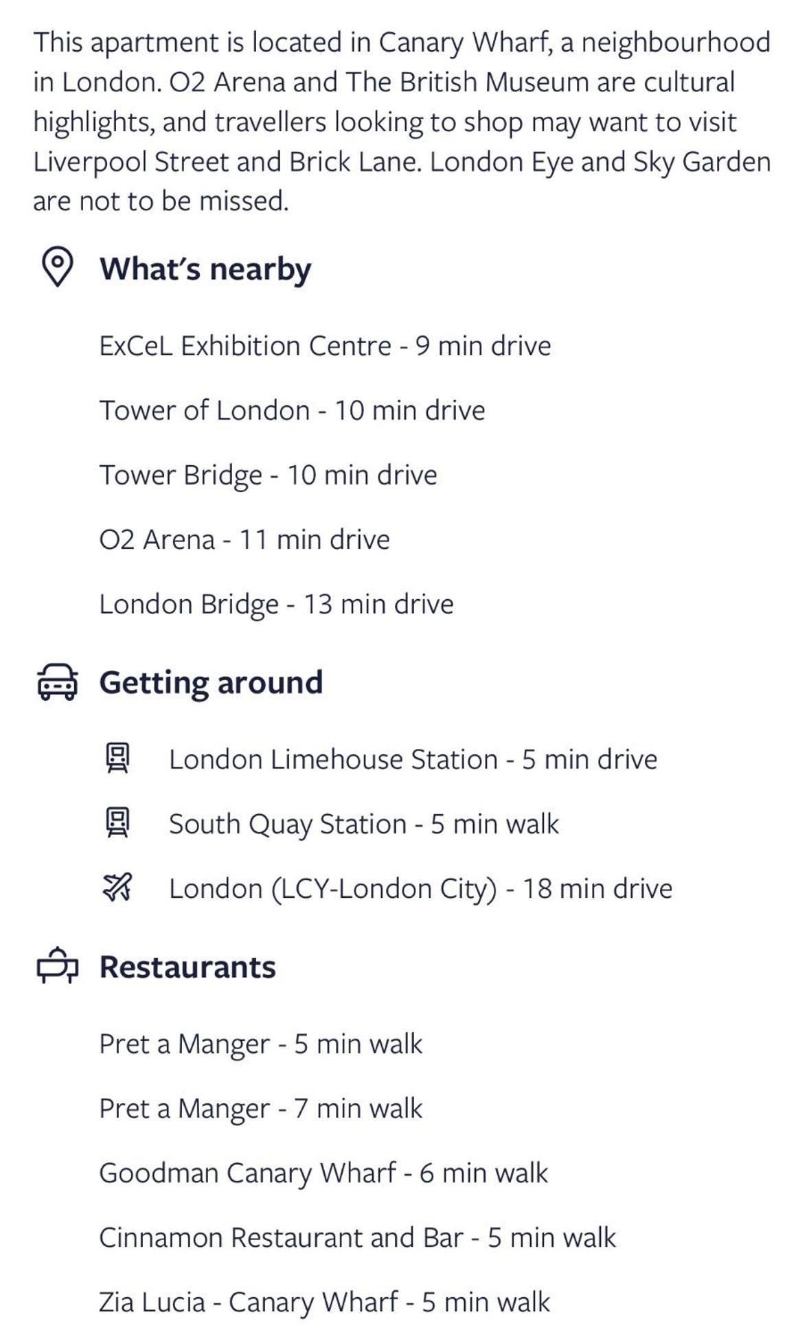 Appartement Modern 2bed 2bath Canary Wharf - Upto 5 Person Londres