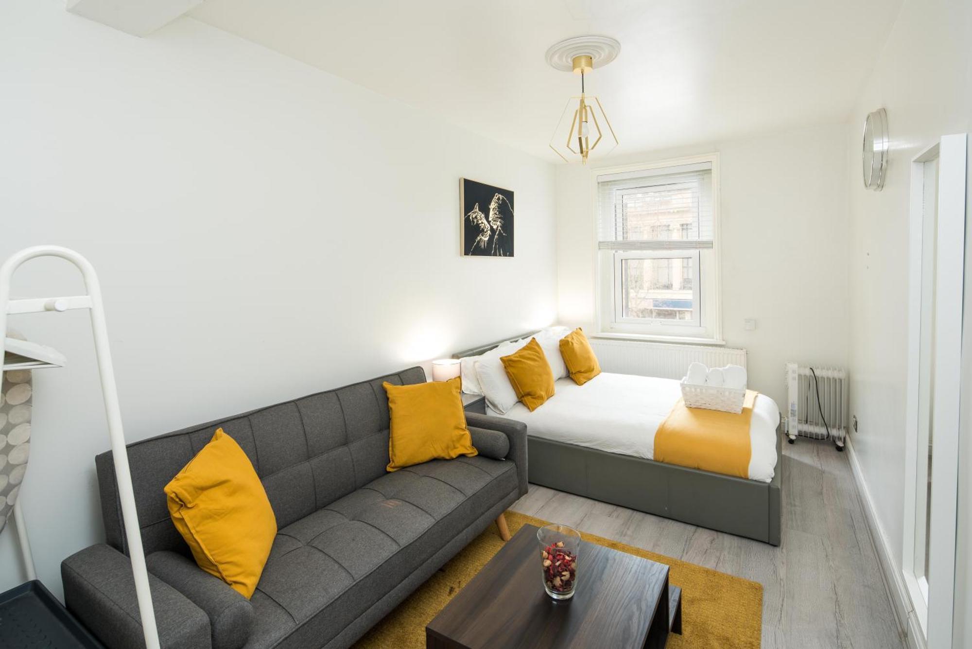 Spacious For Up To 4! Sofa Bed