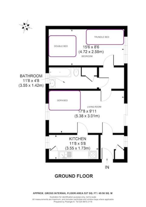 Quaintgarden Apartment@near Tower Bridge & Big Ben Appartement *