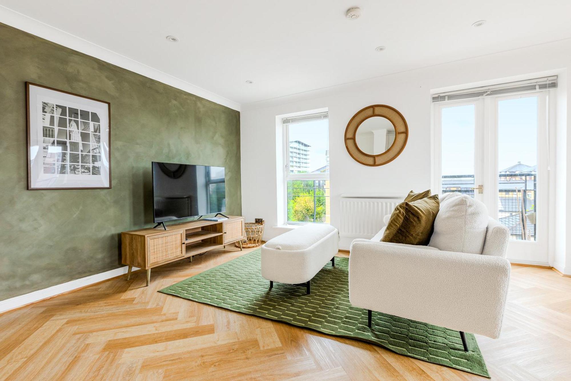 Bright New 2br Flat With Balcony Near Excel Apartamento Londres