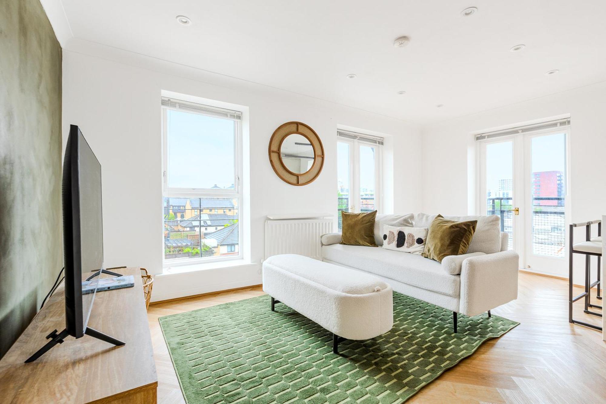 Apartamento Bright New 2br Flat With Balcony Near Excel *