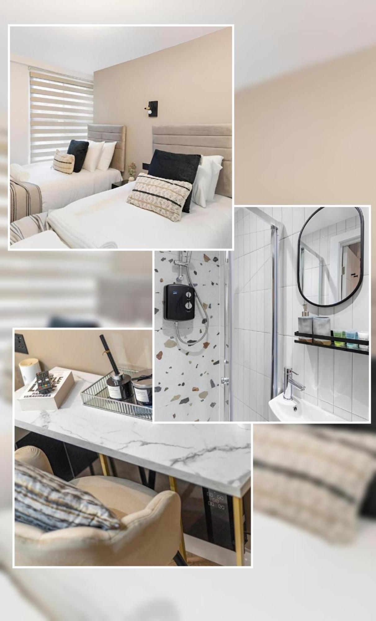 Urban Duo Escape: Trendy With Twin Beds Apartment *
