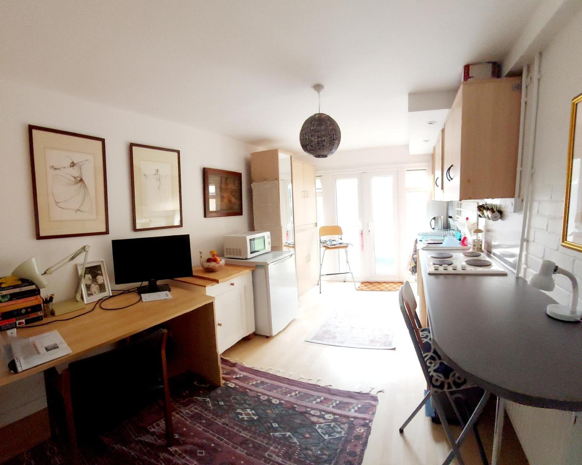 1 Dbl Bed Ground Floor Modern Oriental Flat Greenwich Park * London