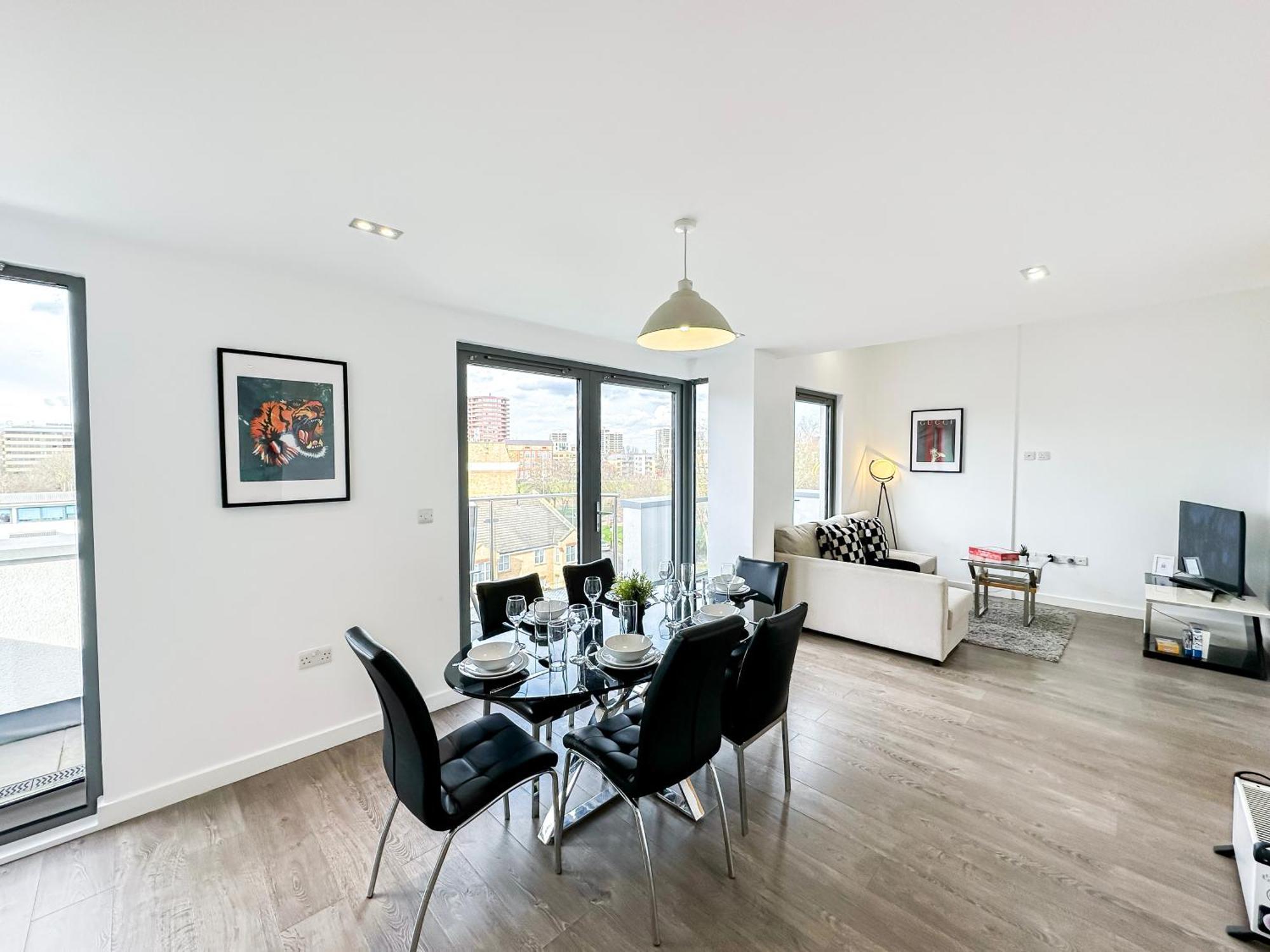 Apartamento Contemporary With Private Terraces In Shoreditch, Hoxton, Islington *