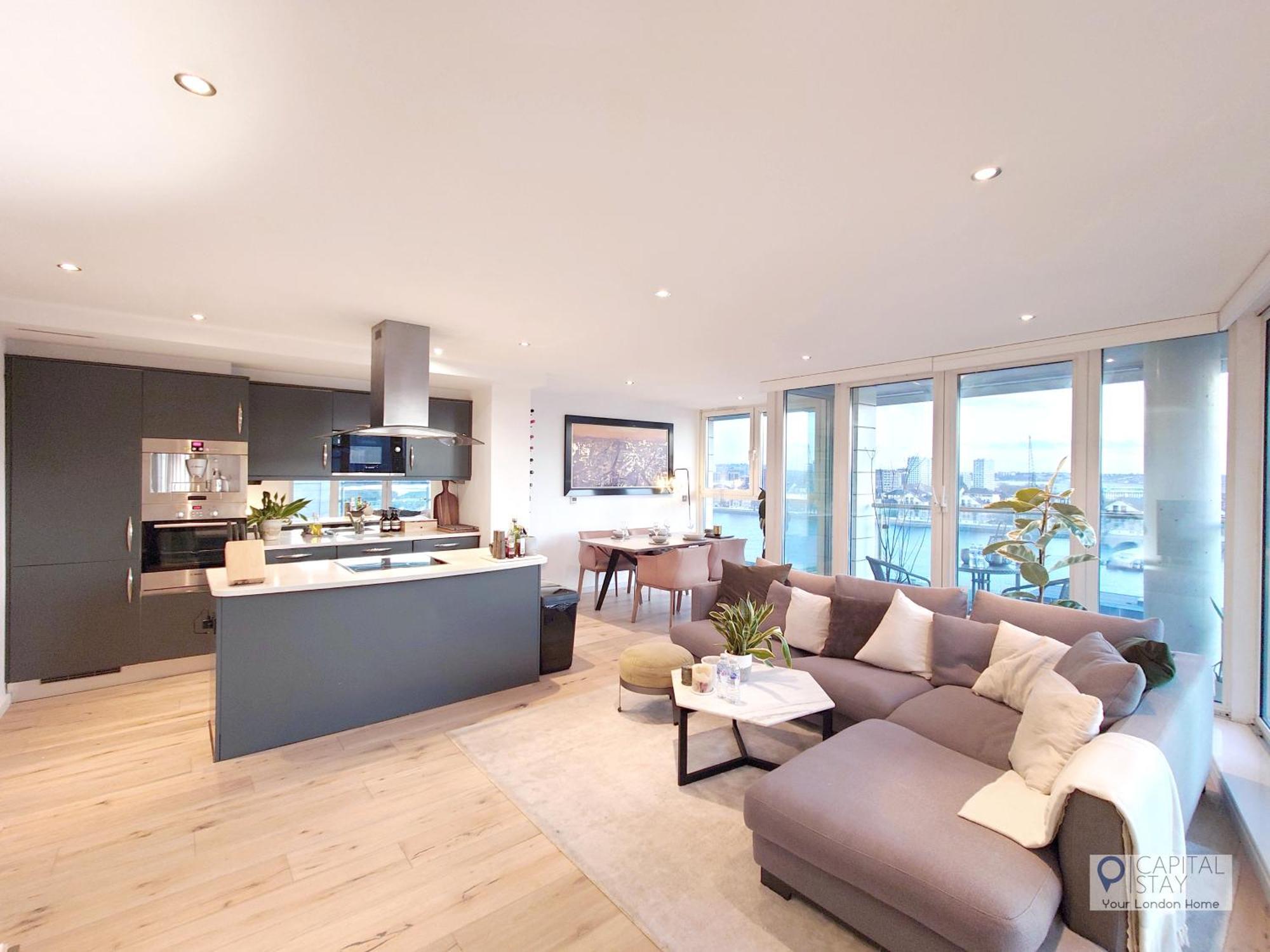 Deluxe Two Bed With River & View Apartamento