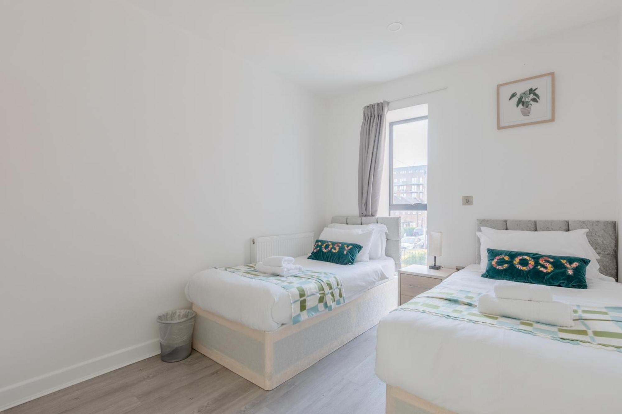Apartamento Spacious 3bd Flat Near Airport