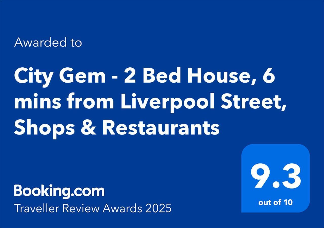 Hébergement de vacances Gem - 2 Bed House, 6 Mins From Liverpool Street, Shops & Restaurants Londres
