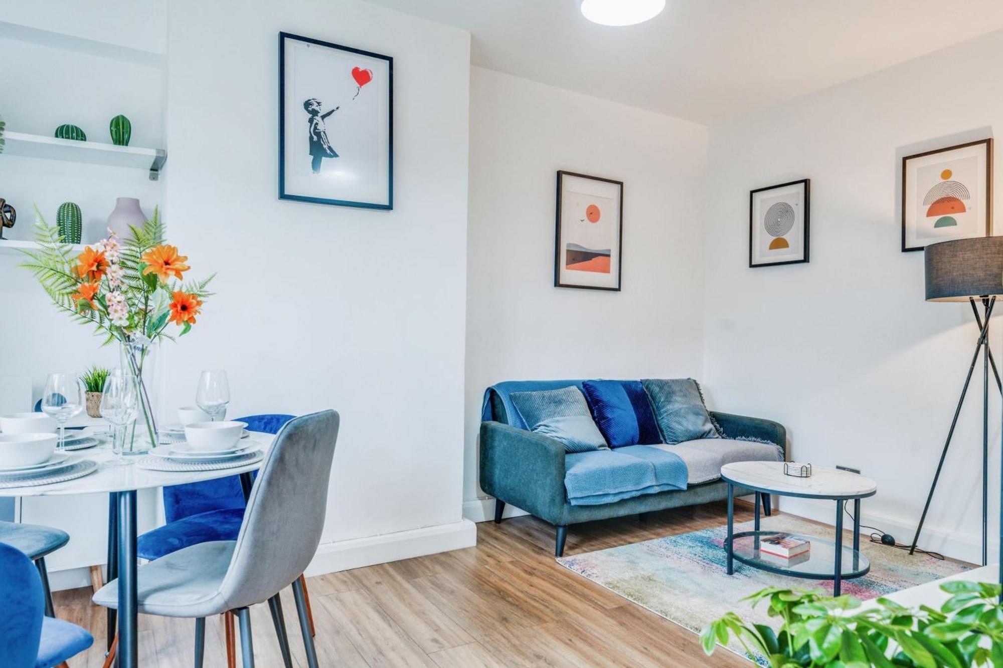 Stylish Flat, Bridge, Free Weekend Parking * Londres