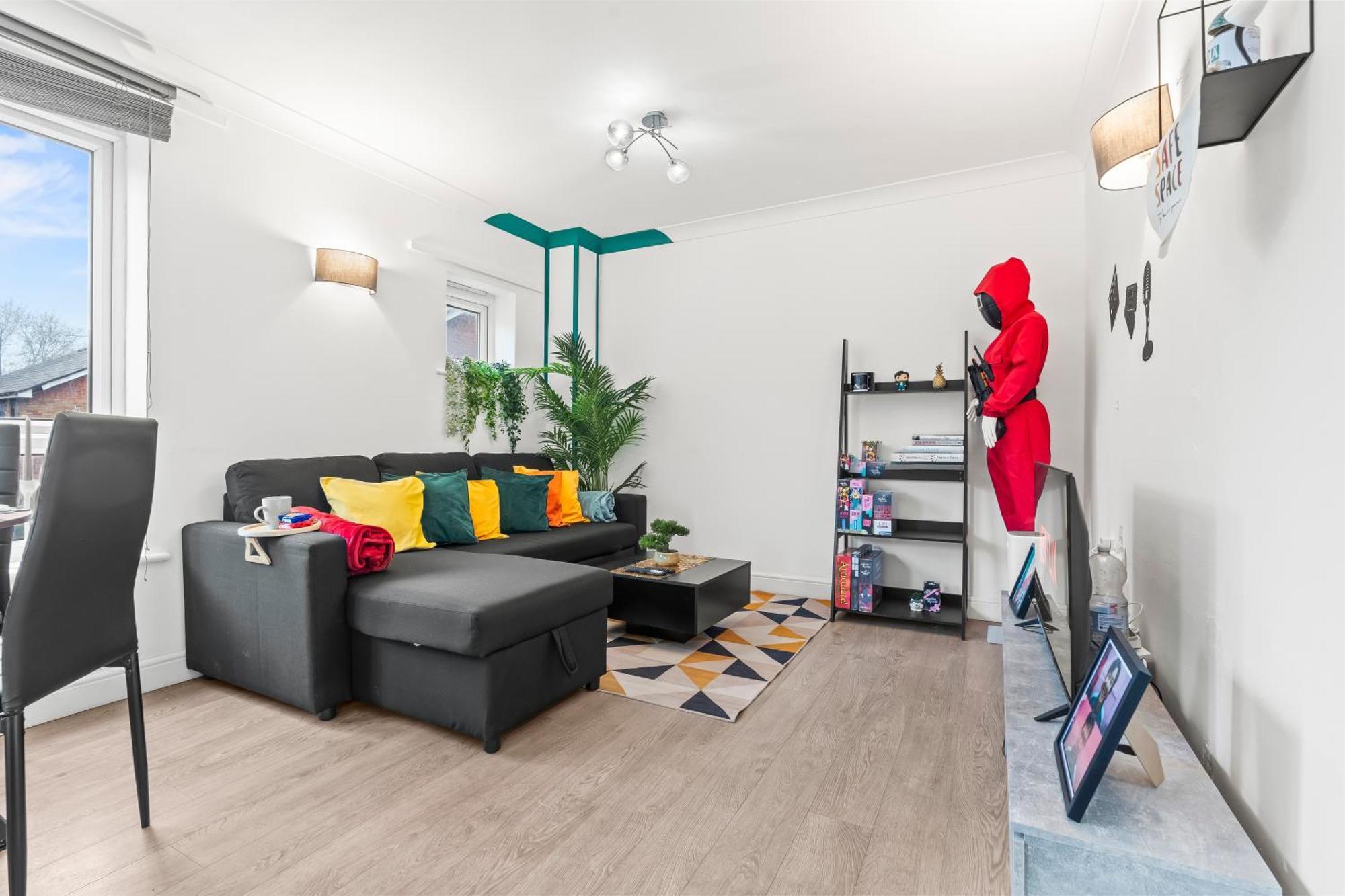 Cosy 3Bed- Sleeps 6 - 02 Arena Canary Wharf Station- Perfect For Contractors, Families And Groups Hébergement de vacances