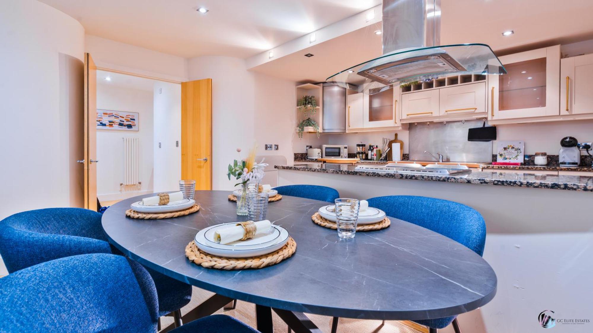 Appartement Canary Wharf Balcony & Waterfront 2-bed, 2-bath Londres
