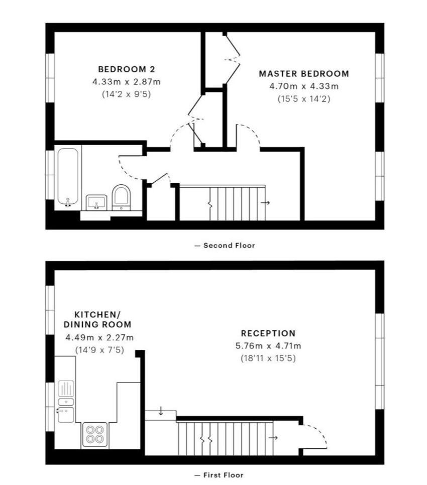 Oriental, 2 Double Bedroom Flat, Royal Greenwich, Se * London
