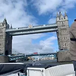 Yacht -Central London St Kats Dock Tower Bridge