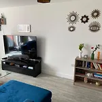 Entire Riverside Apartment With Balcony