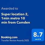 Super Location 2, 1Min Metro 10 Min From Camden