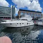 Yacht -Central London St Kats Dock Tower Bridge