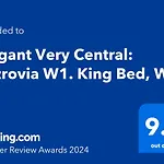 Elegant Very Central: Fitzrovia W1. King Bed, Wifi