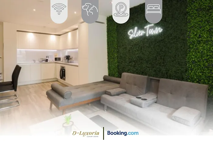 Stylish 2Br By Dluxoria Short Lets & Serviced Accommodation Greater London With Pet Friendly, Free Wifi & Free Parking