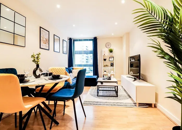 Stunning Canary Wharf Flat-5 Mins From Tube Station