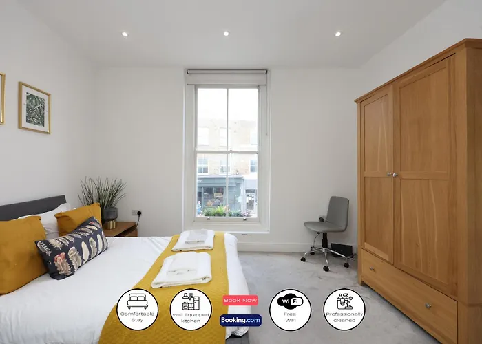 New 1 Bedroom Flat Short Term Rental & Flexible Renting Hackney With Free Wifi