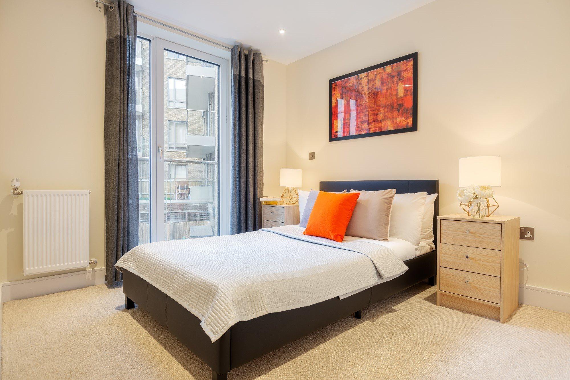 Appartement Two Bedroom Serviced With Balcony In Weymouth Building, Deacon Street Londres