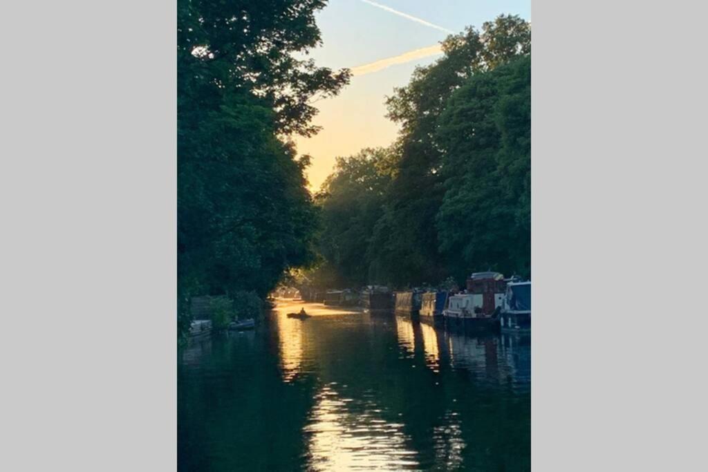 Narrowboat Moored In Botel