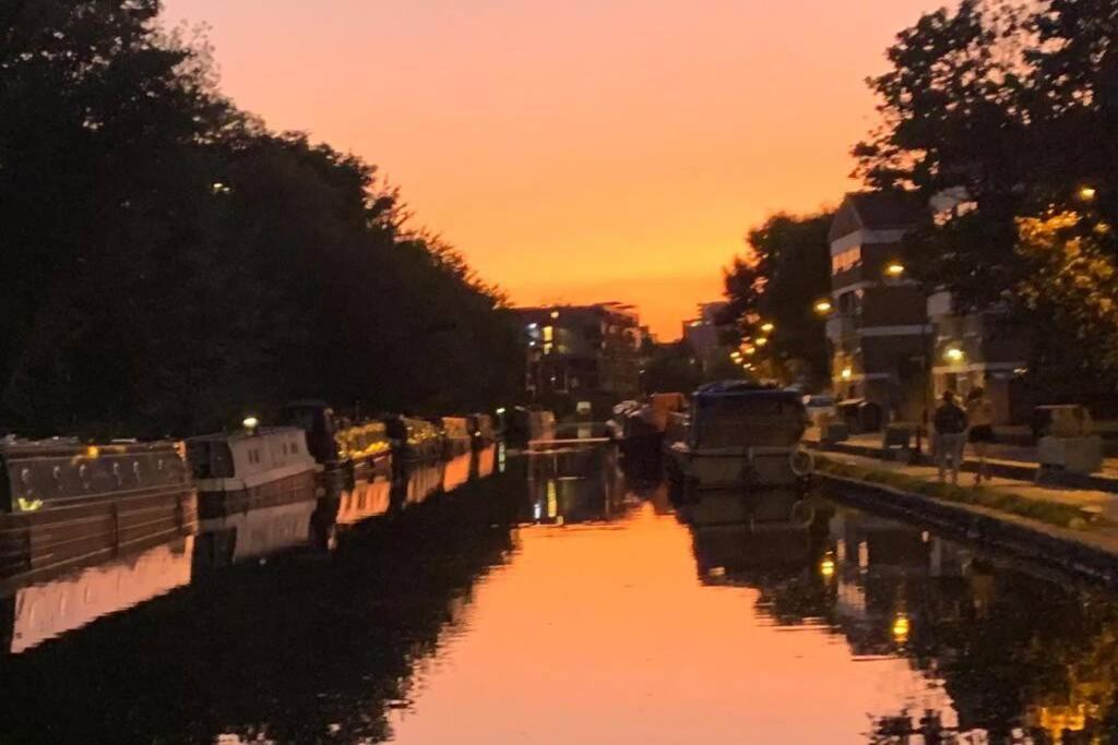Narrowboat Moored In Botel *