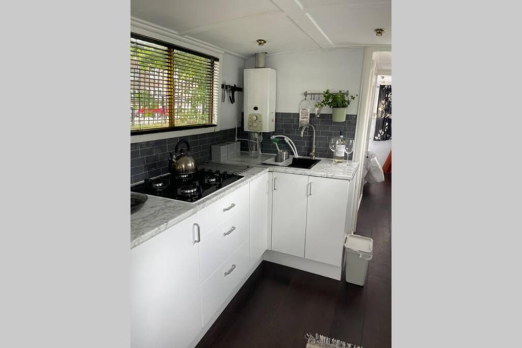 Botel Narrowboat Moored In