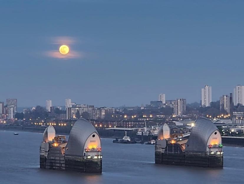 Large Double Overlooking The Thames Habitación en casa particular Londres