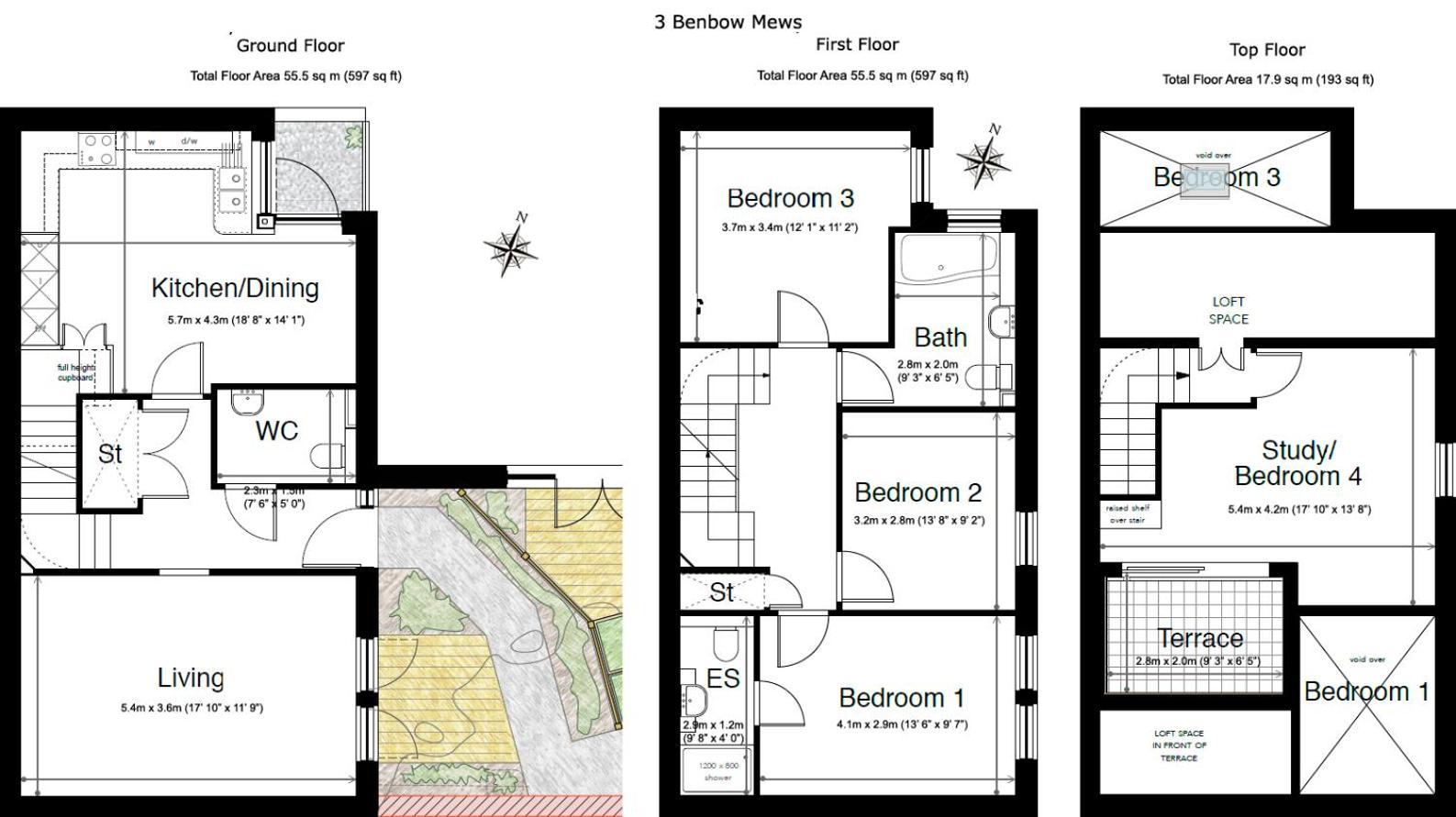 Apartamento 3 Benbow Mews Londres