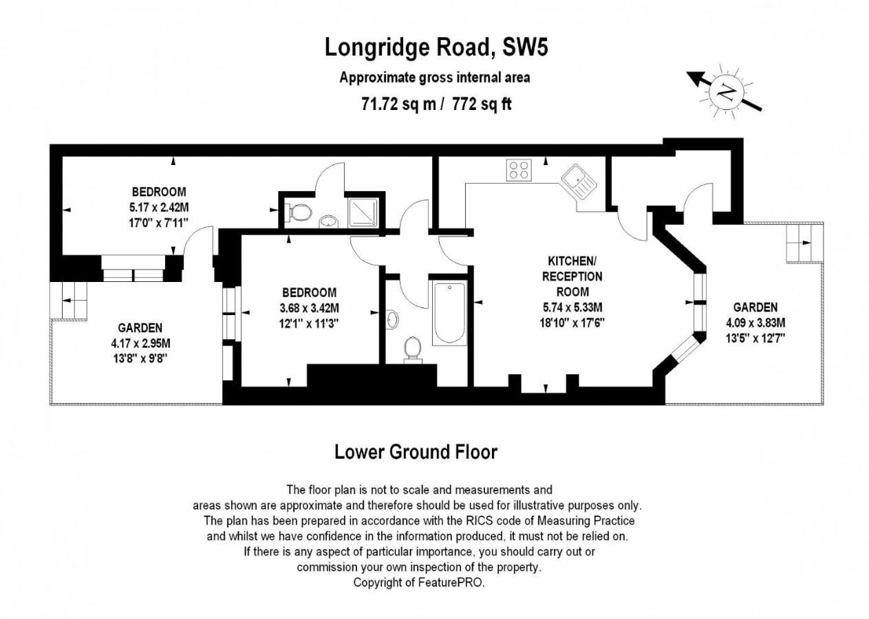 Apartamento Spacious & Cosy 2 Bedroom 2 Sofa-beds With Private Entrance And Back Patio, 3 Min Walk To Earl's Court Station Londres