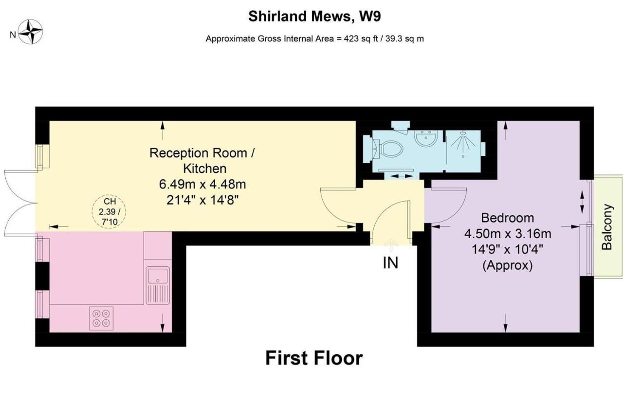 Stunning Apartment, Shirland Mews Appartement *