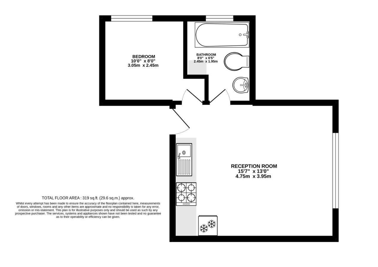 Appartement Convenient 1 Bedroom With Parking Londen