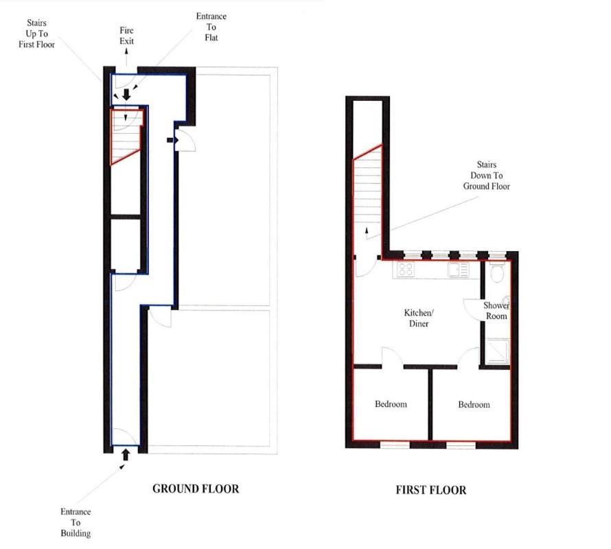 Super Studio With Two Bedrooms - Five Minutes From The Station! Appartement