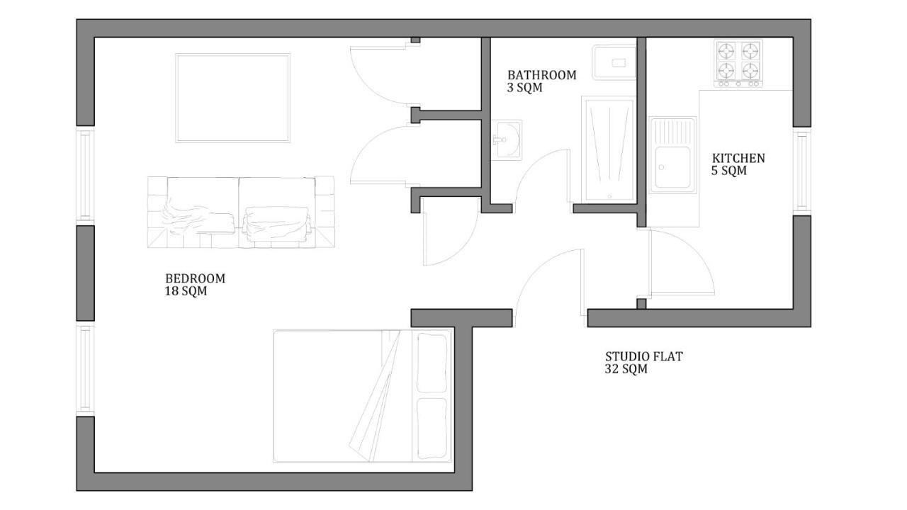 Fitzrovia Modern Studio *