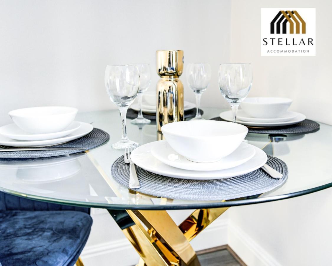 Apartamento Luxury One Bedroom Newly Refurbished By Stellar Short Lets & Serviced Canary Wharf Manchester Leisure Londres