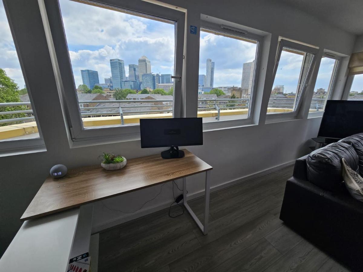 Apartamento Panoramic City Views, Free Wifi, Canary Wharf Penthouse *