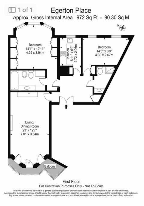 Luxury 2-bedroom Flat In Knightsbridge By Landin Appartement