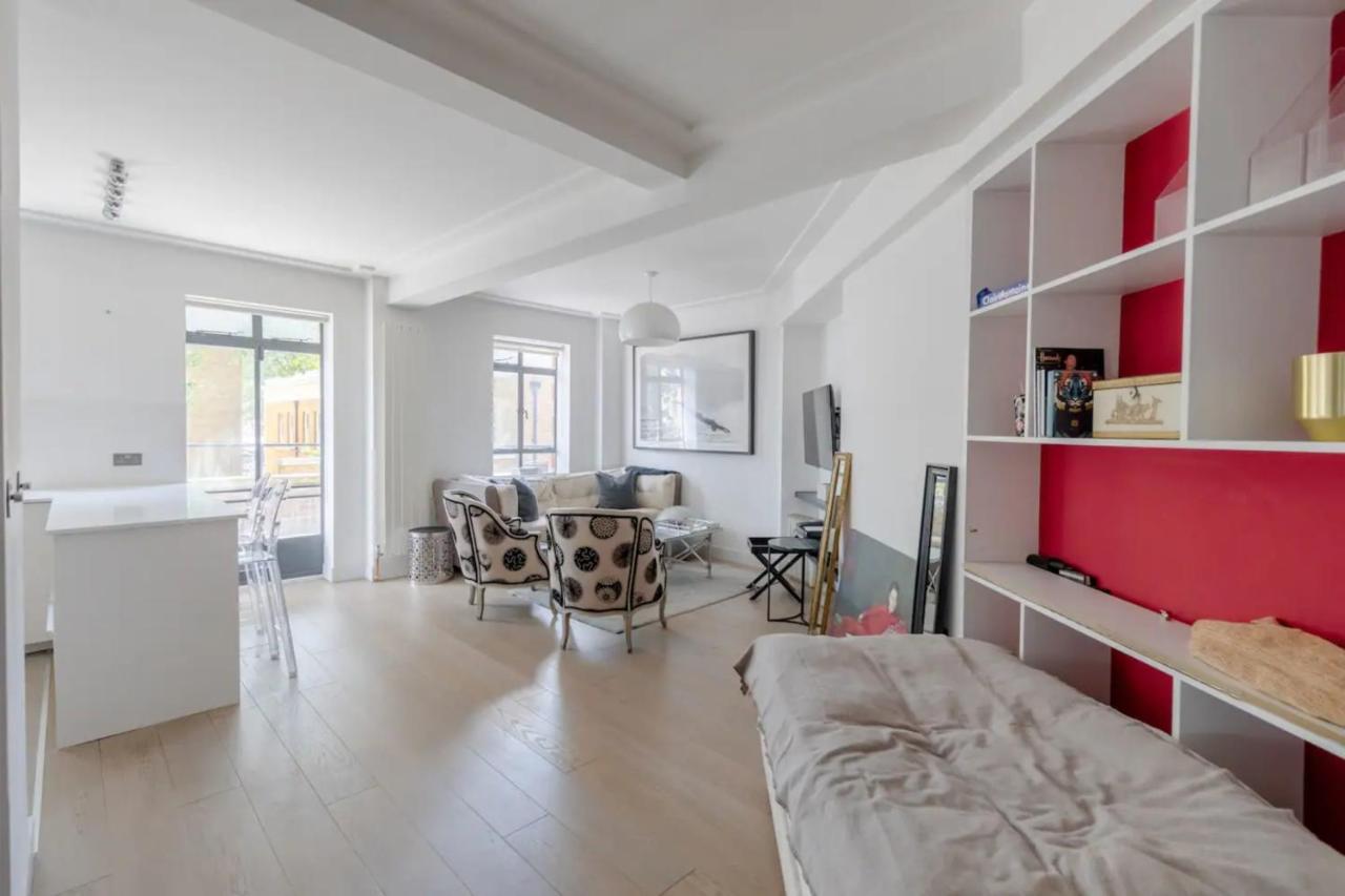 Sleek & Stylish 1bd Flat W Balcony - Kings Road Apartamento *