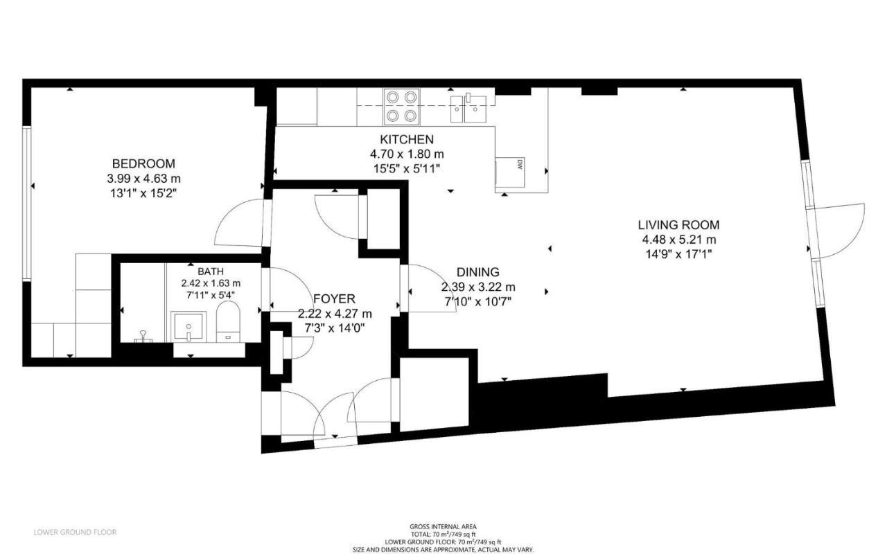 Stylish 1br - Bright & Large Living Area W/ Patio Londres